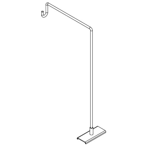 Magnetic Right Angle Gondola Sign Holder